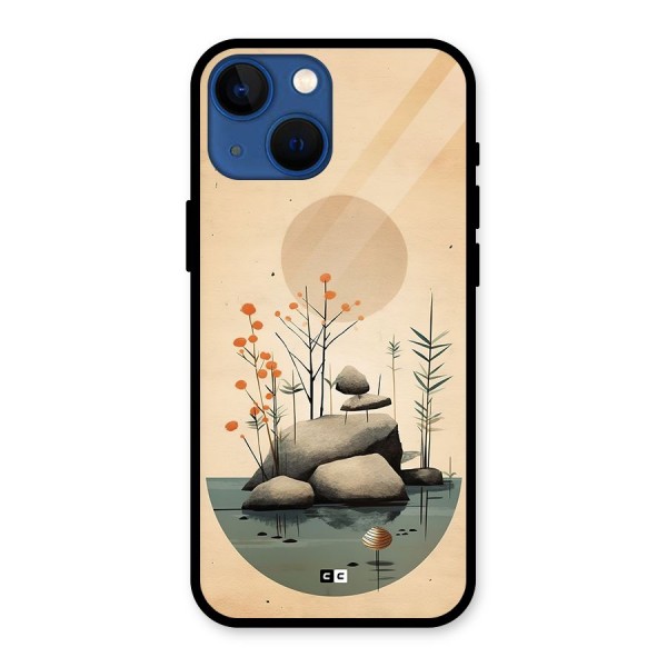 Zen Garden Glass Back Case for iPhone 13 Mini