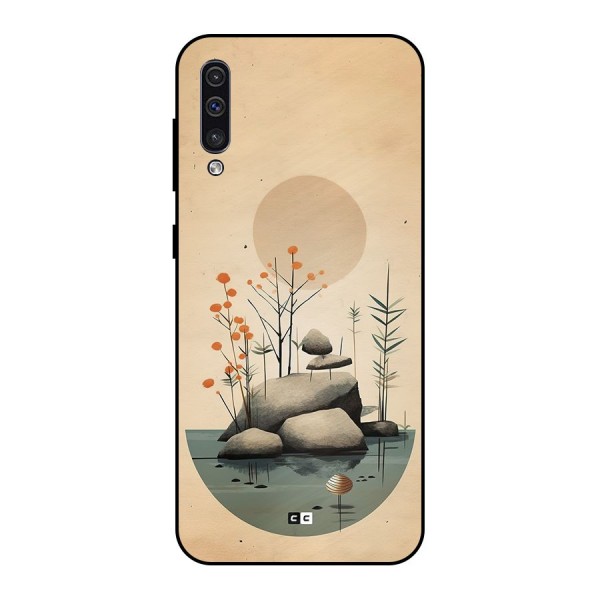 Zen Garden Metal Back Case for Galaxy A50