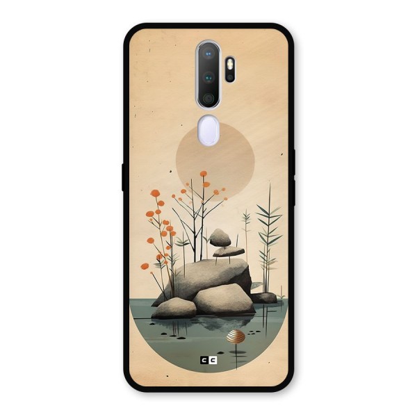 Zen Garden Metal Back Case for Oppo A9 (2020)