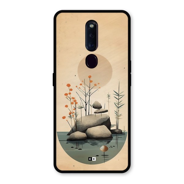 Zen Garden Metal Back Case for Oppo F11 Pro