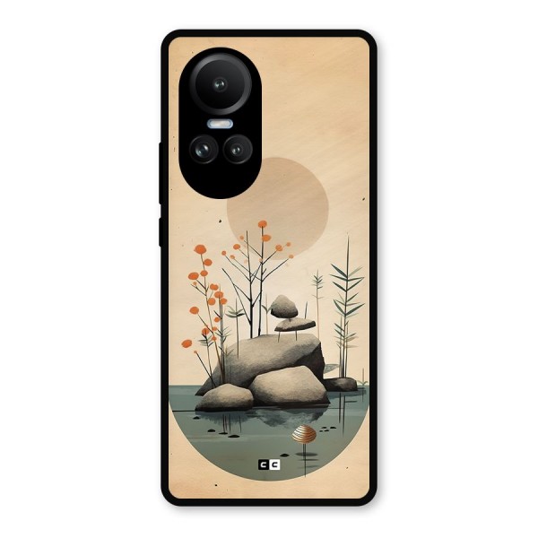 Zen Garden Metal Back Case for Oppo Reno10