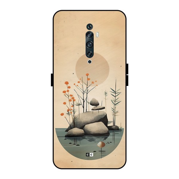 Zen Garden Metal Back Case for Oppo Reno2 F