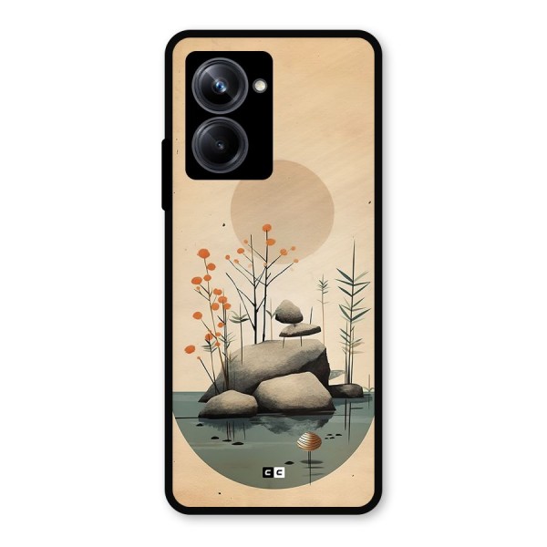 Zen Garden Metal Back Case for Realme 10 Pro