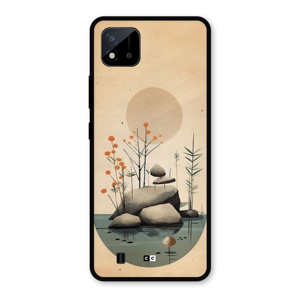 Zen Garden Metal Back Case for Realme C11 2021