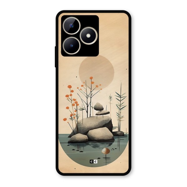 Zen Garden Metal Back Case for Realme Narzo N53