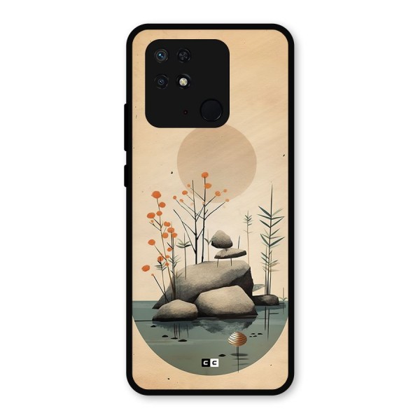 Zen Garden Metal Back Case for Redmi 10