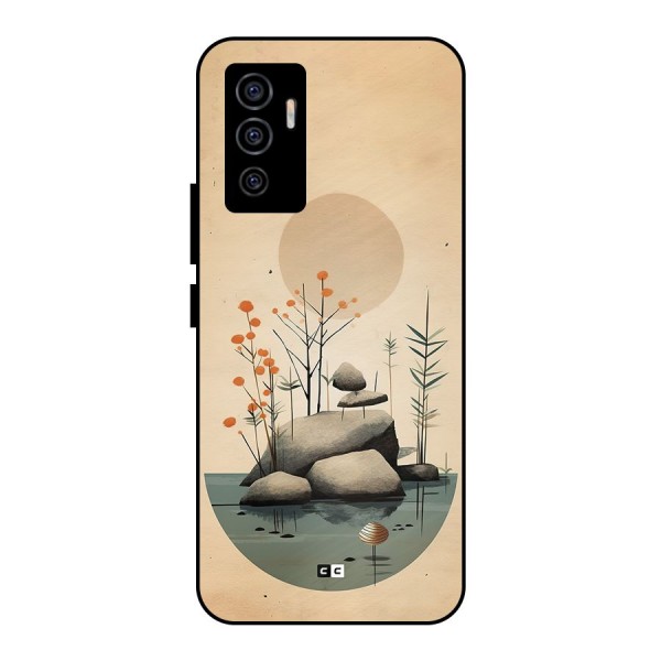 Zen Garden Metal Back Case for Vivo V23e