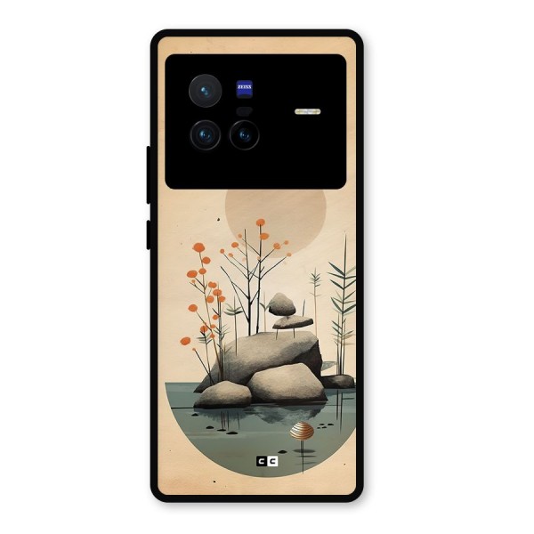 Zen Garden Metal Back Case for Vivo X80