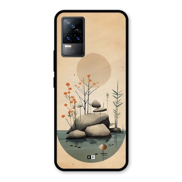 Zen Garden Metal Back Case for Vivo Y73