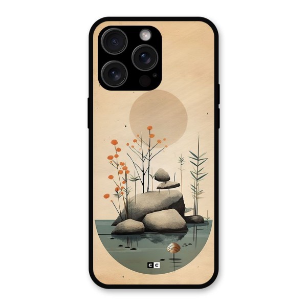 Zen Garden Metal Back Case for iPhone 15 Pro Max