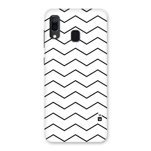 ZigZag Simple Classic Lines Back Case for Galaxy A20