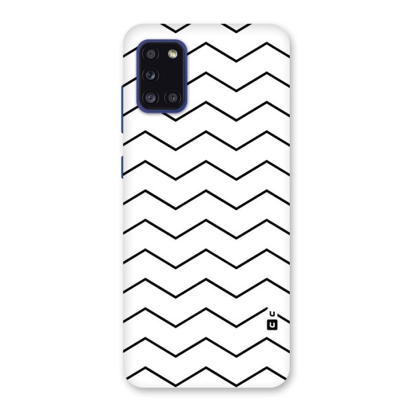 ZigZag Simple Classic Lines Back Case for Galaxy A31