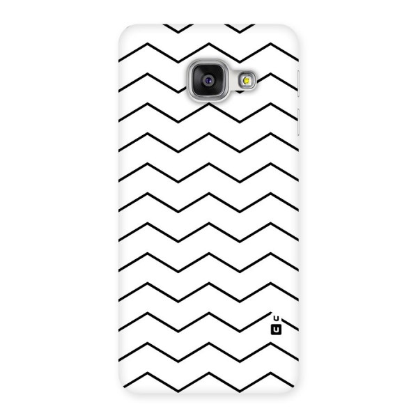 ZigZag Simple Classic Lines Back Case for Galaxy A3 2016