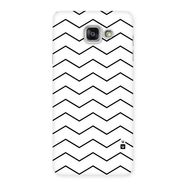 ZigZag Simple Classic Lines Back Case for Galaxy A7 2016