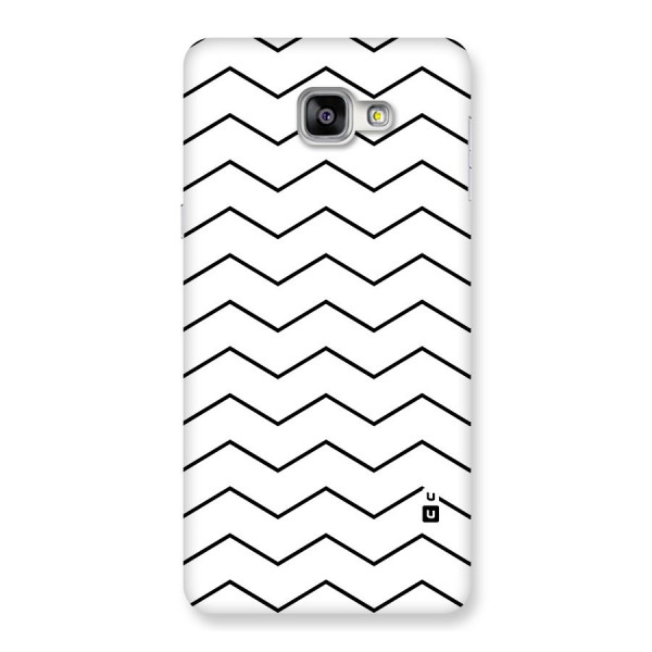 ZigZag Simple Classic Lines Back Case for Galaxy A9