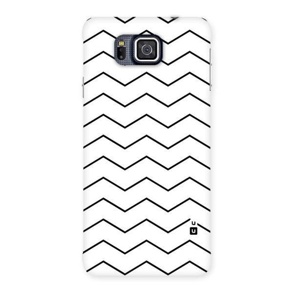 ZigZag Simple Classic Lines Back Case for Galaxy Alpha