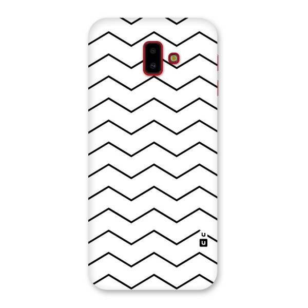 ZigZag Simple Classic Lines Back Case for Galaxy J6 Plus