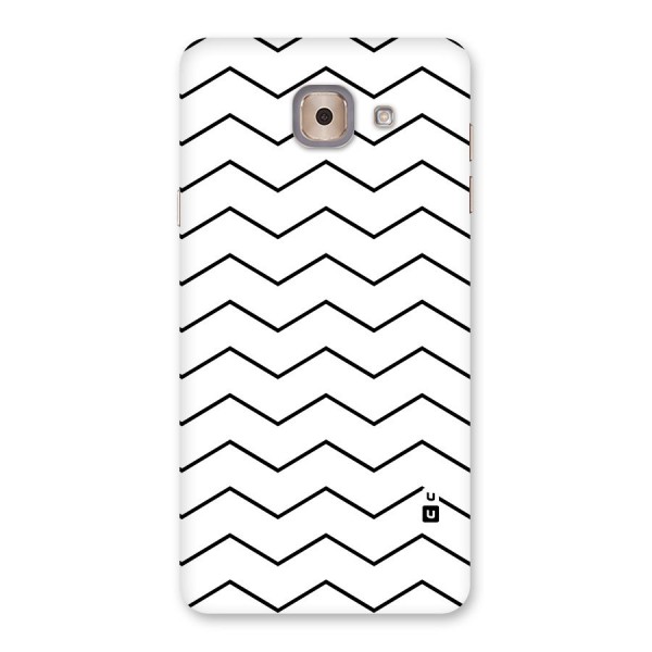 ZigZag Simple Classic Lines Back Case for Galaxy J7 Max