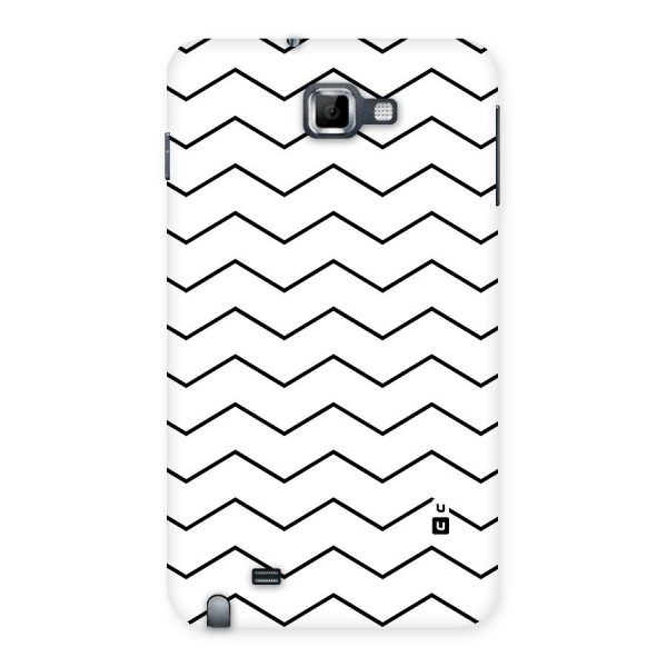 ZigZag Simple Classic Lines Back Case for Galaxy Note