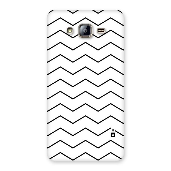 ZigZag Simple Classic Lines Back Case for Galaxy On5