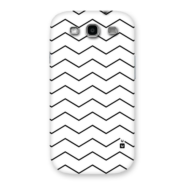 ZigZag Simple Classic Lines Back Case for Galaxy S3 Neo