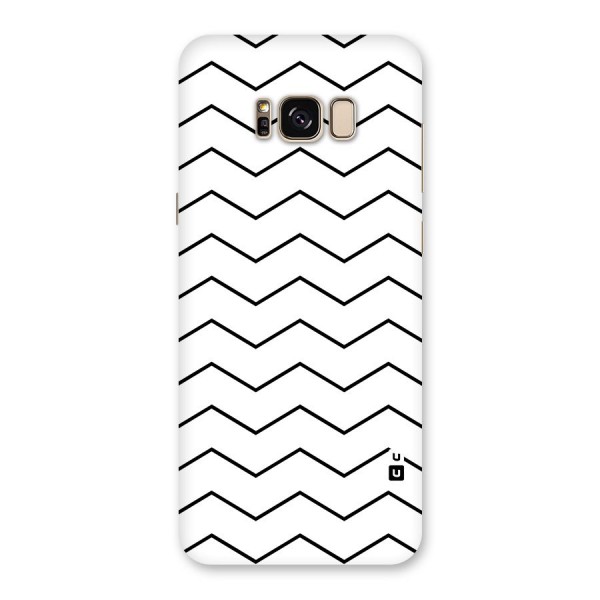 ZigZag Simple Classic Lines Back Case for Galaxy S8 Plus