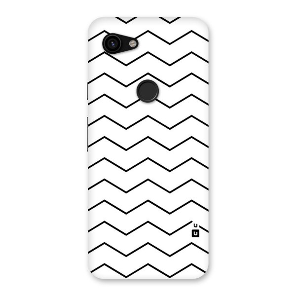 ZigZag Simple Classic Lines Back Case for Google Pixel 3a