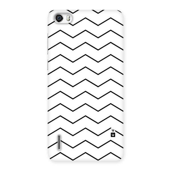 ZigZag Simple Classic Lines Back Case for Honor 6