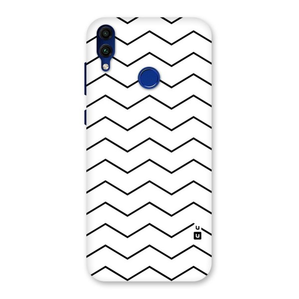 ZigZag Simple Classic Lines Back Case for Honor 8C