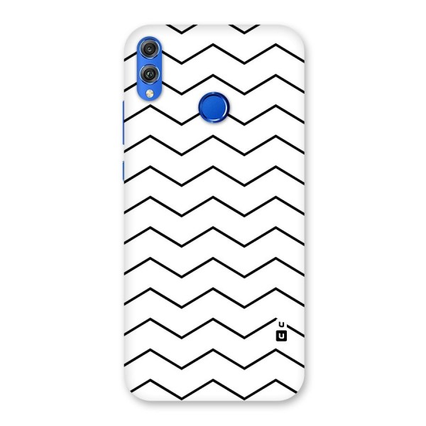 ZigZag Simple Classic Lines Back Case for Honor 8X