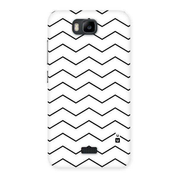 ZigZag Simple Classic Lines Back Case for Honor Bee