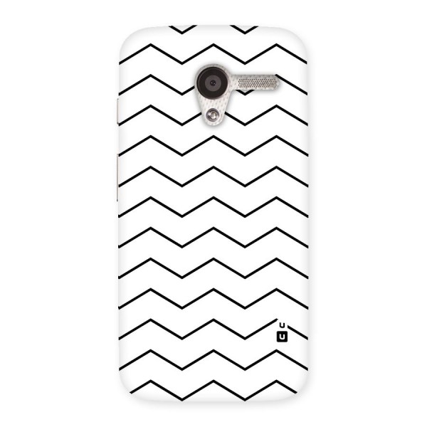 ZigZag Simple Classic Lines Back Case for Moto X