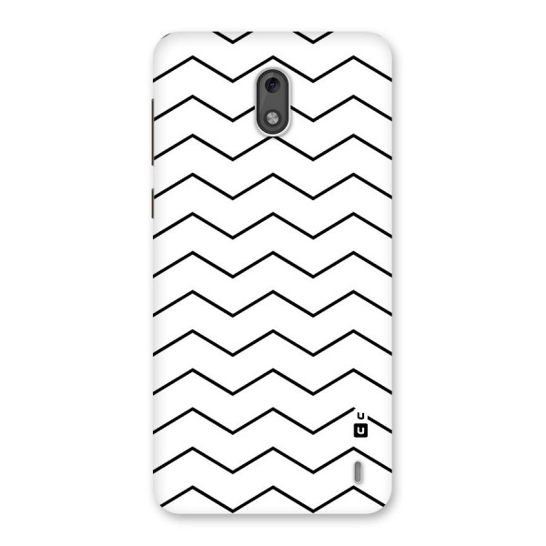 ZigZag Simple Classic Lines Back Case for Nokia 2