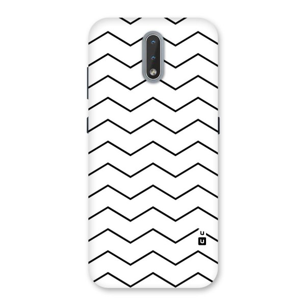 ZigZag Simple Classic Lines Back Case for Nokia 2.3