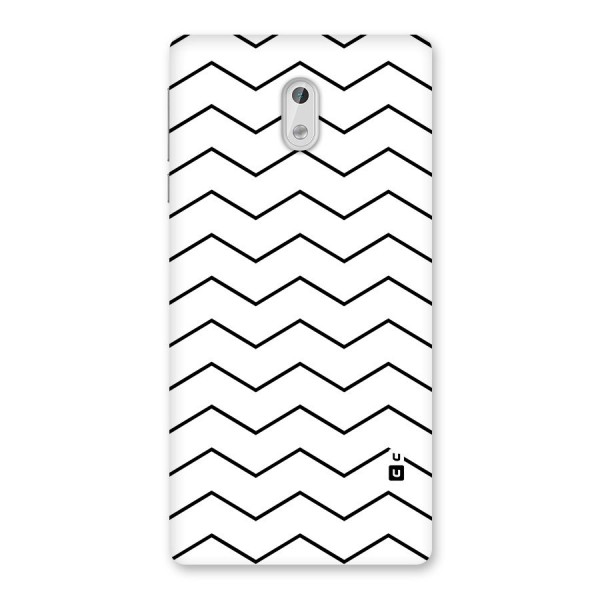 ZigZag Simple Classic Lines Back Case for Nokia 3