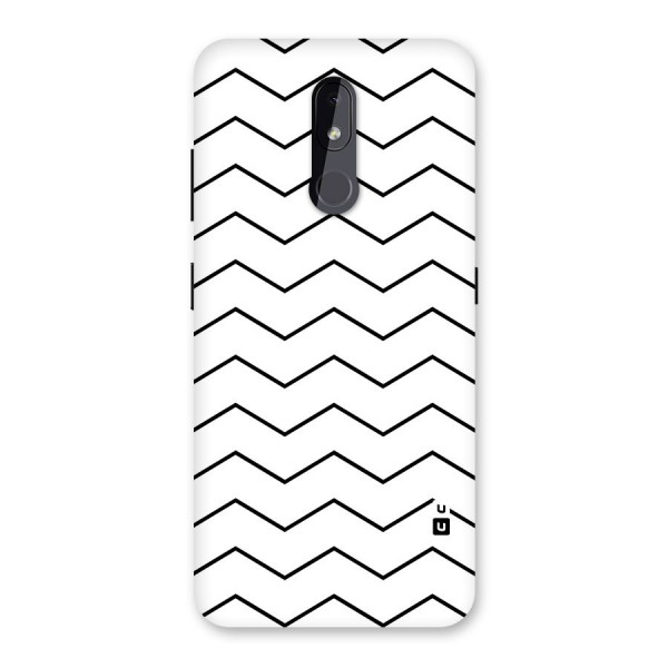 ZigZag Simple Classic Lines Back Case for Nokia 3.2