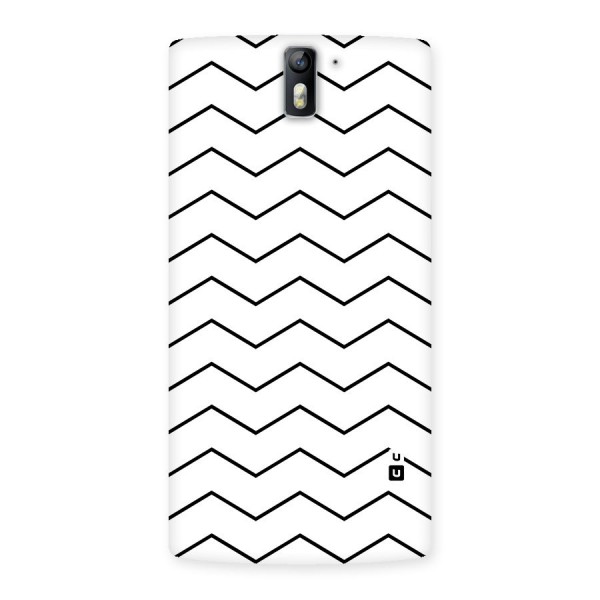 ZigZag Simple Classic Lines Back Case for One Plus One