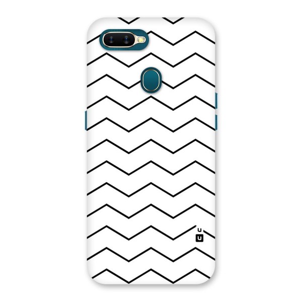 ZigZag Simple Classic Lines Back Case for Oppo A11k