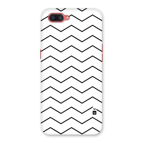 ZigZag Simple Classic Lines Back Case for Oppo A3s