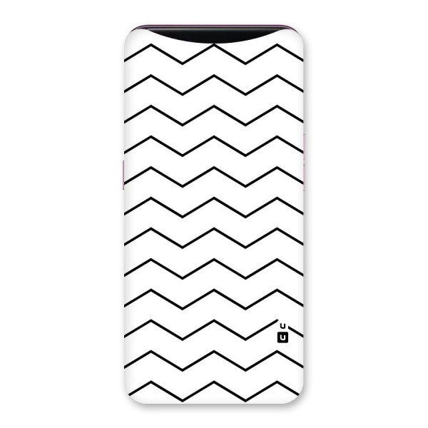 ZigZag Simple Classic Lines Back Case for Oppo Find X