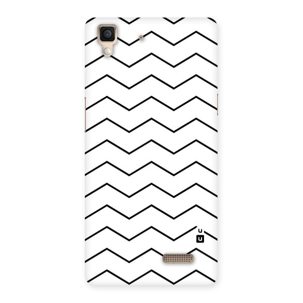 ZigZag Simple Classic Lines Back Case for Oppo R7