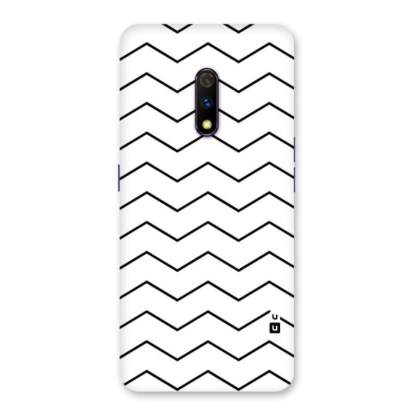 ZigZag Simple Classic Lines Back Case for Realme X