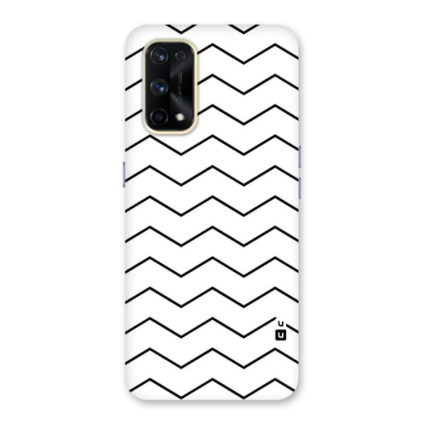 ZigZag Simple Classic Lines Glass Back Case for Realme X7 Pro