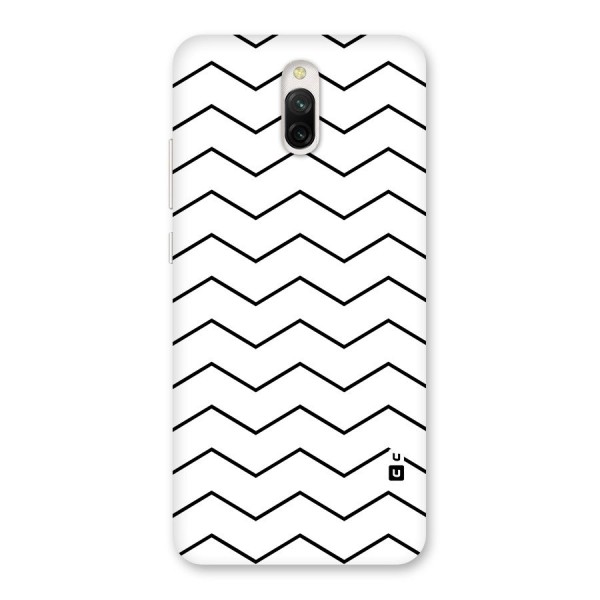 ZigZag Simple Classic Lines Back Case for Redmi 8A Dual