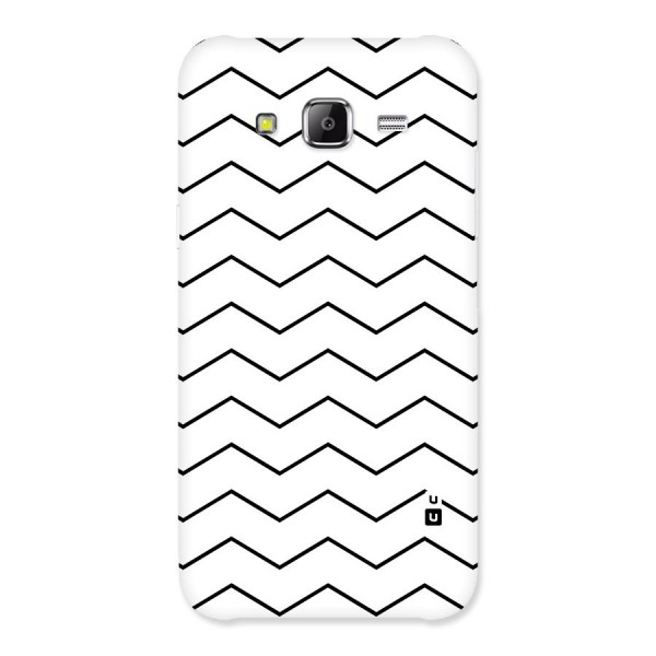 ZigZag Simple Classic Lines Back Case for Samsung Galaxy J5