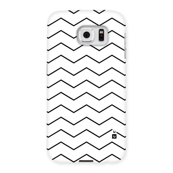 ZigZag Simple Classic Lines Back Case for Samsung Galaxy S6