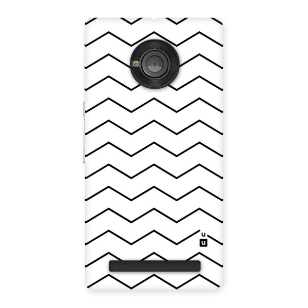 ZigZag Simple Classic Lines Back Case for Yu Yuphoria