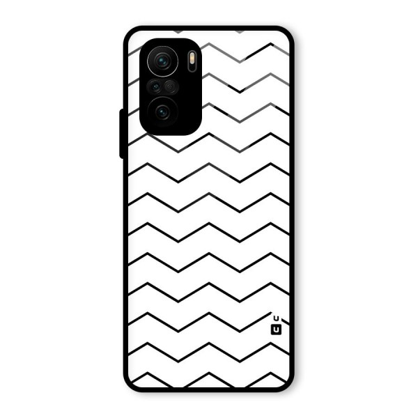 ZigZag Simple Classic Lines Glass Back Case for Mi 11x