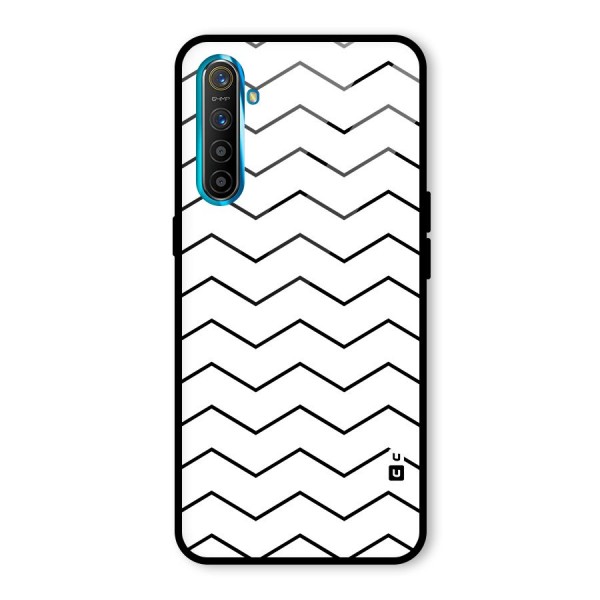 ZigZag Simple Classic Lines Glass Back Case for Realme XT