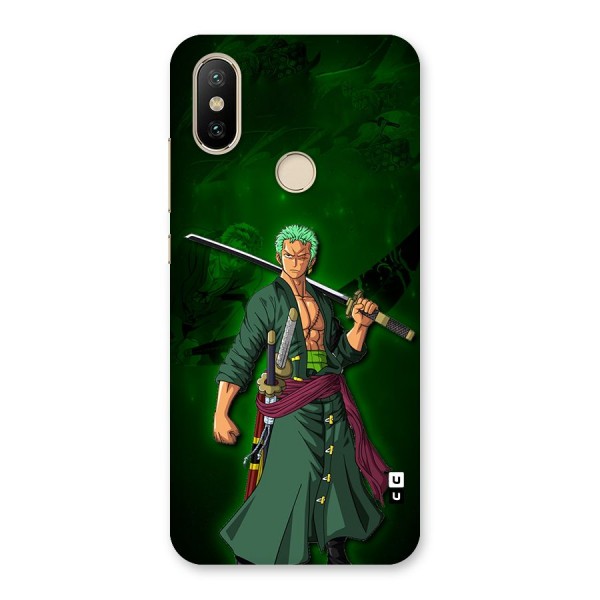 Zoro Ready Back Case for Mi A2